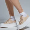 Beżowe sneakersy damskie