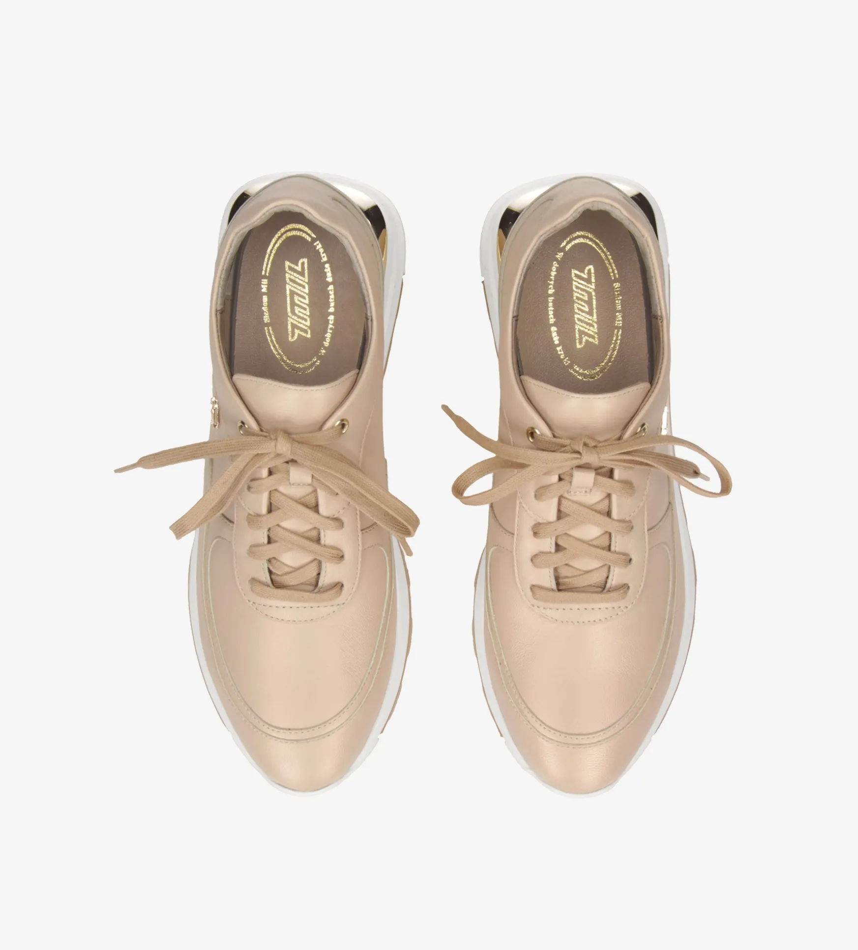 Beżowe sneakersy damskie
