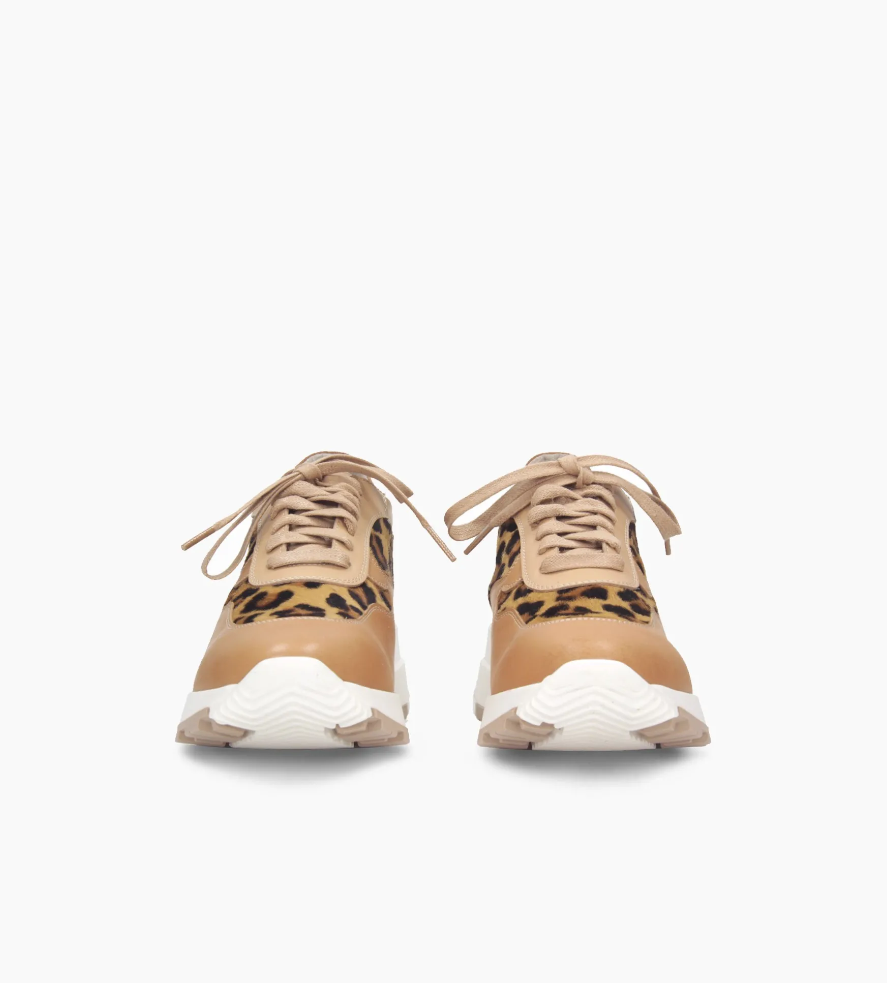 Beżowe sneakersy damskie