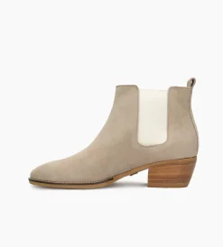 Beżowe sztyblety damskie