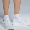 Białe sneakersy damskie