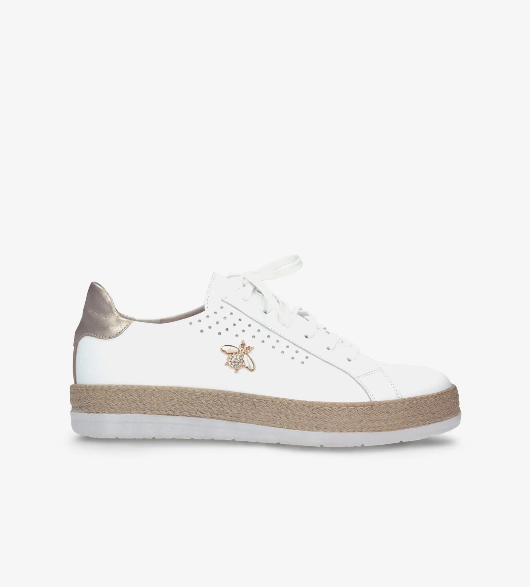 Białe sneakersy damskie