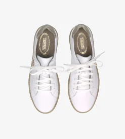 Białe sneakersy damskie