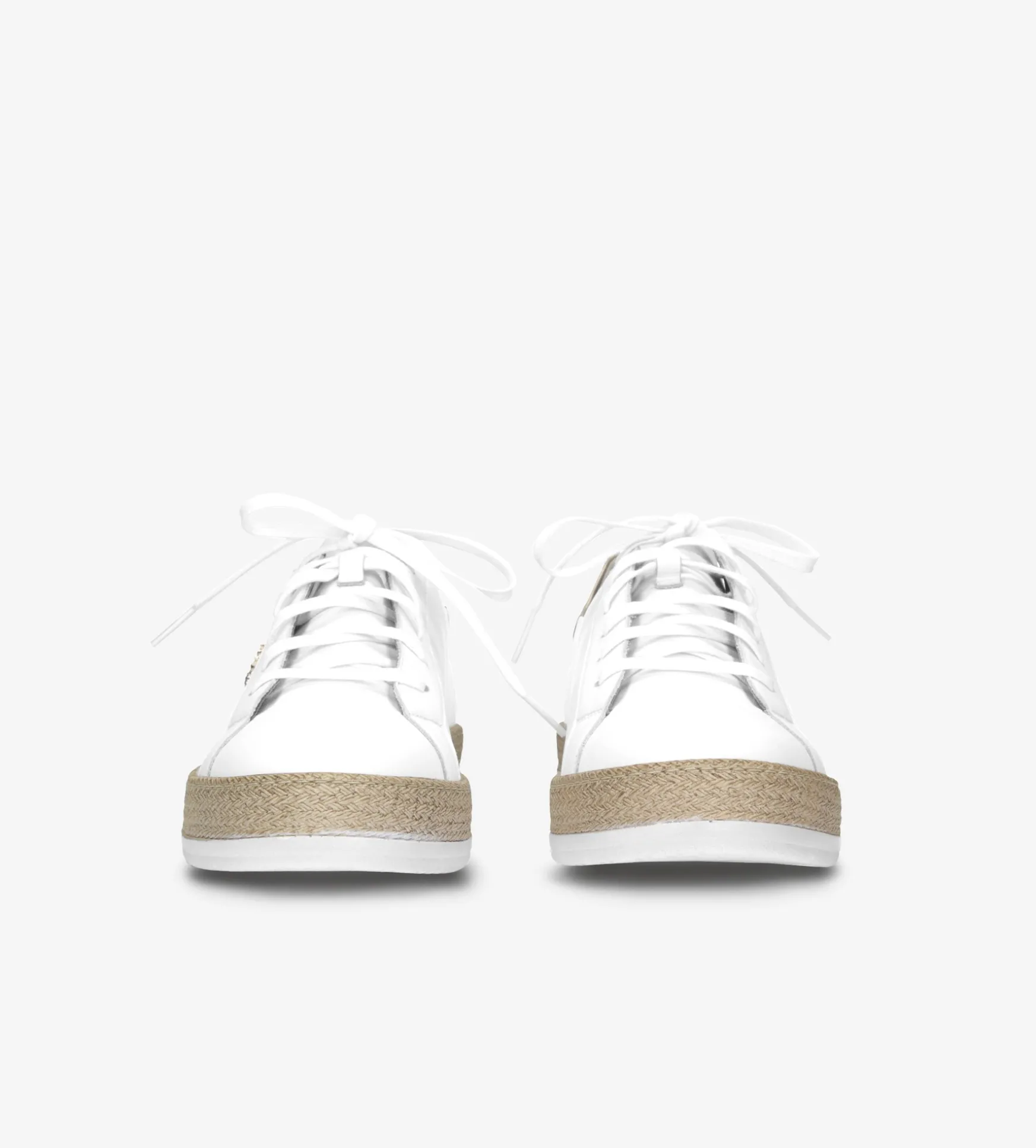 Białe sneakersy damskie