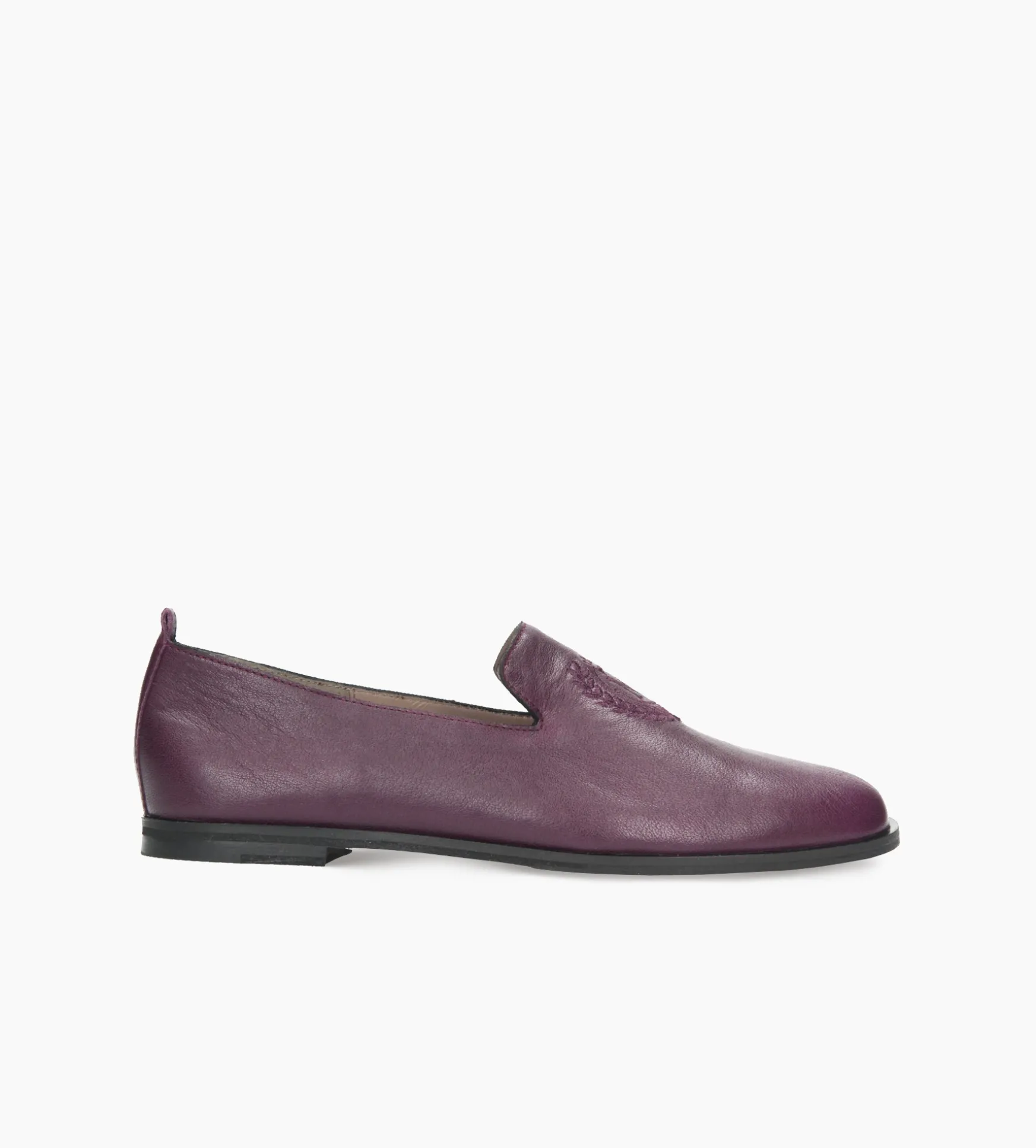 Bordowe baleriny damskie