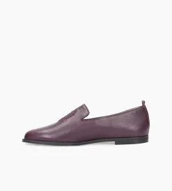 Bordowe baleriny damskie