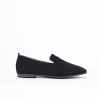 Czarne loafersy damskie