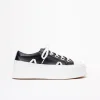 Czarne sneakersy damskie