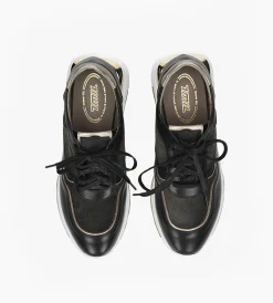 Czarne sneakersy damskie