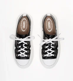Czarne sneakersy damskie