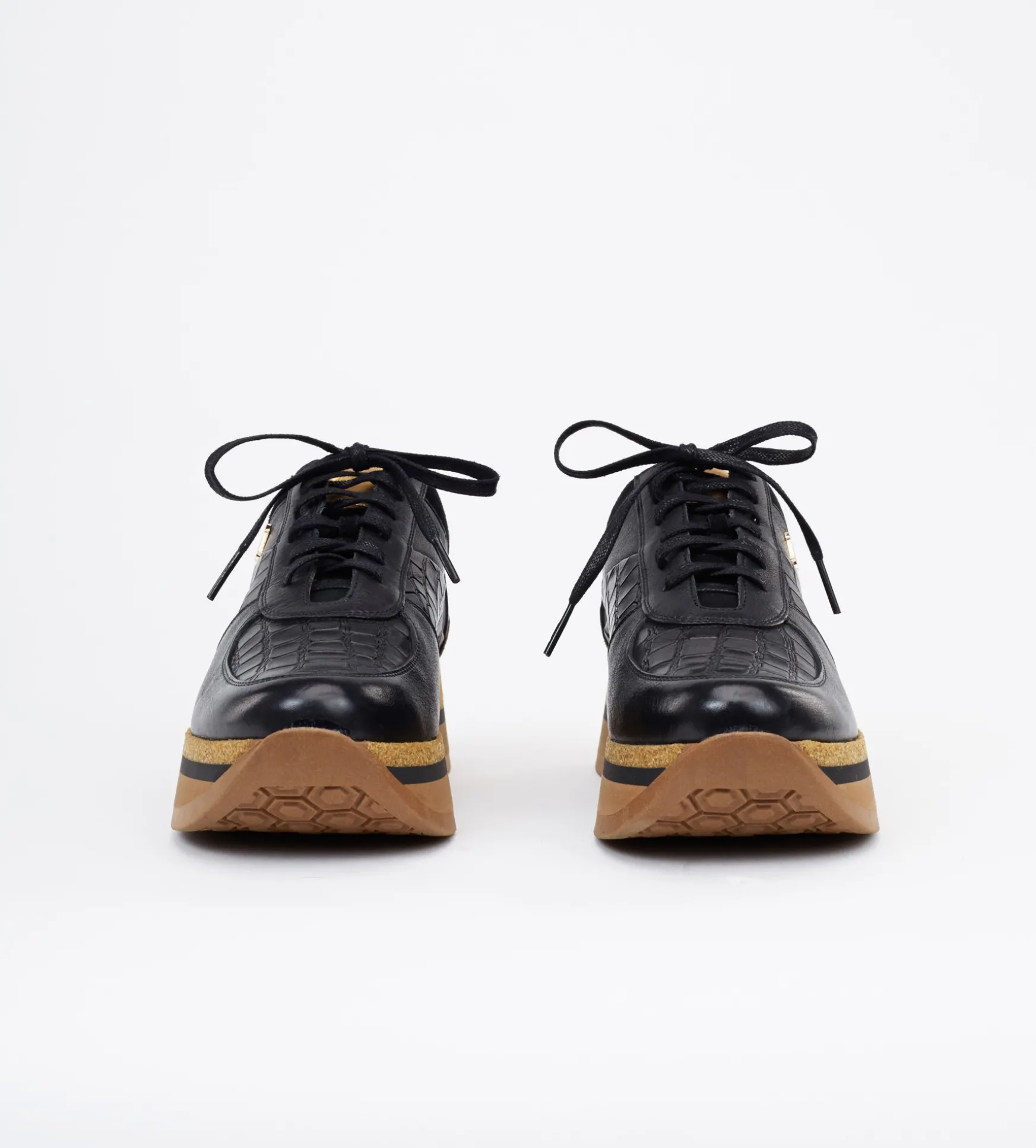 Czarne sneakersy damskie
