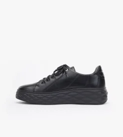 Czarne sneakersy damskie