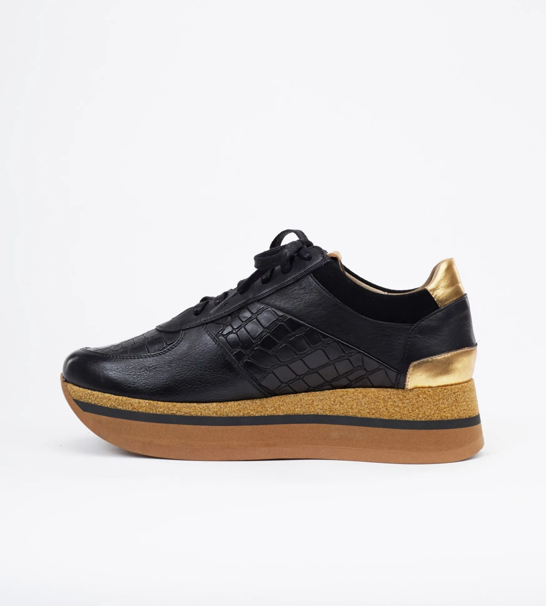 Czarne sneakersy damskie
