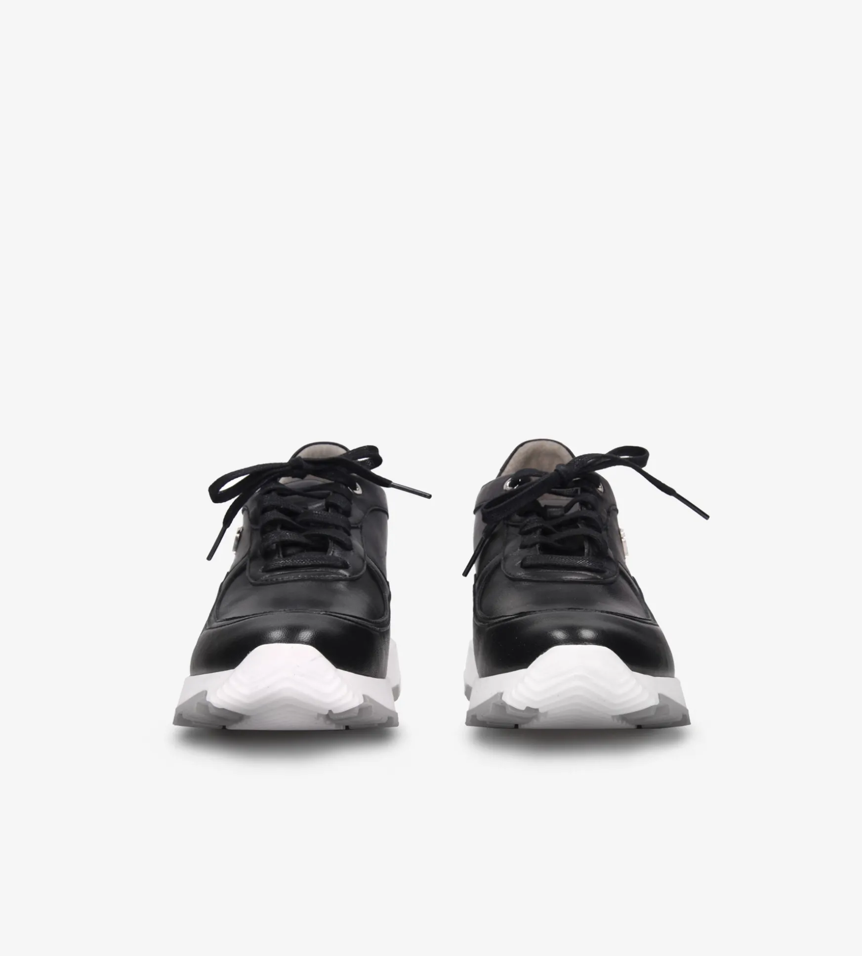 Czarne sneakersy damskie