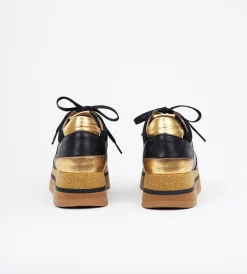 Czarne sneakersy damskie