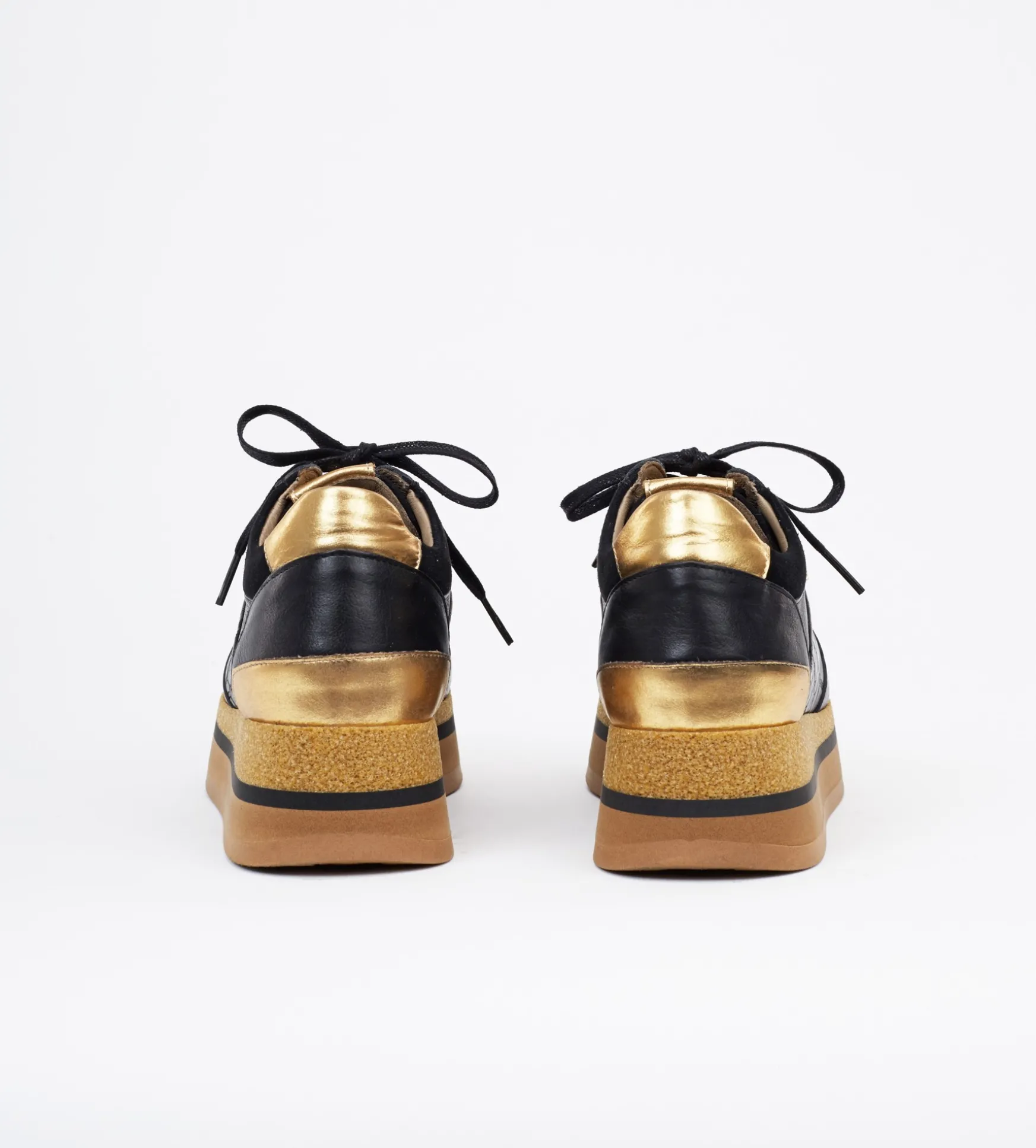 Czarne sneakersy damskie
