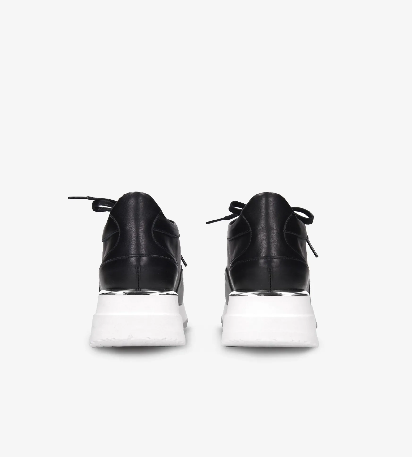 Czarne sneakersy damskie
