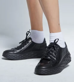 Czarne sneakersy damskie