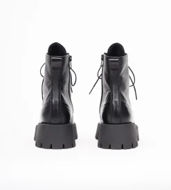 Czarne trzewiki damskie