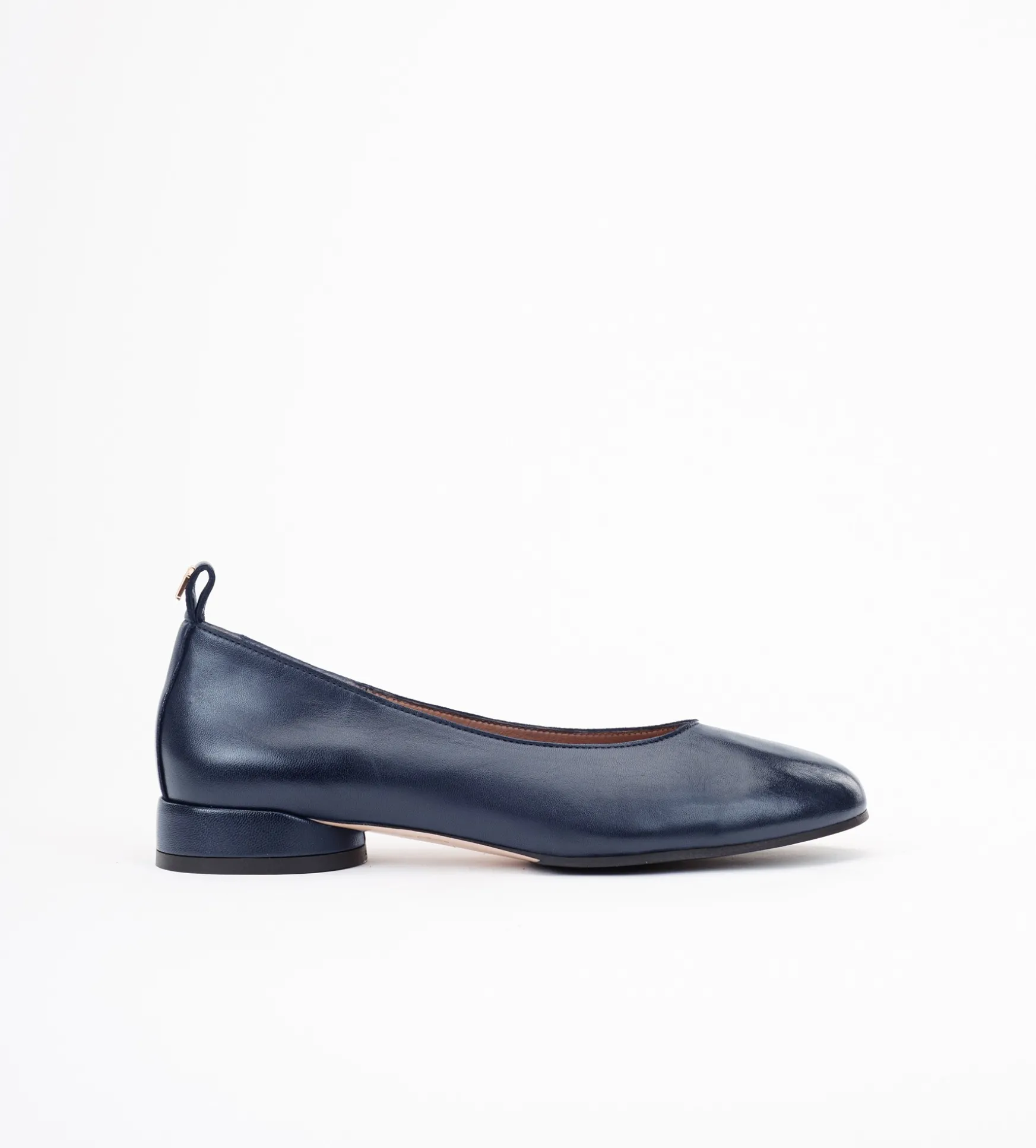 Granatowe baleriny damskie