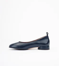 Granatowe baleriny damskie