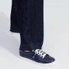 Granatowe trampki damskie