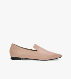 Loafersy różowa damska