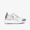 Srebrne sneakersy damskie