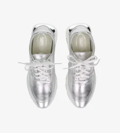 Srebrne sneakersy damskie