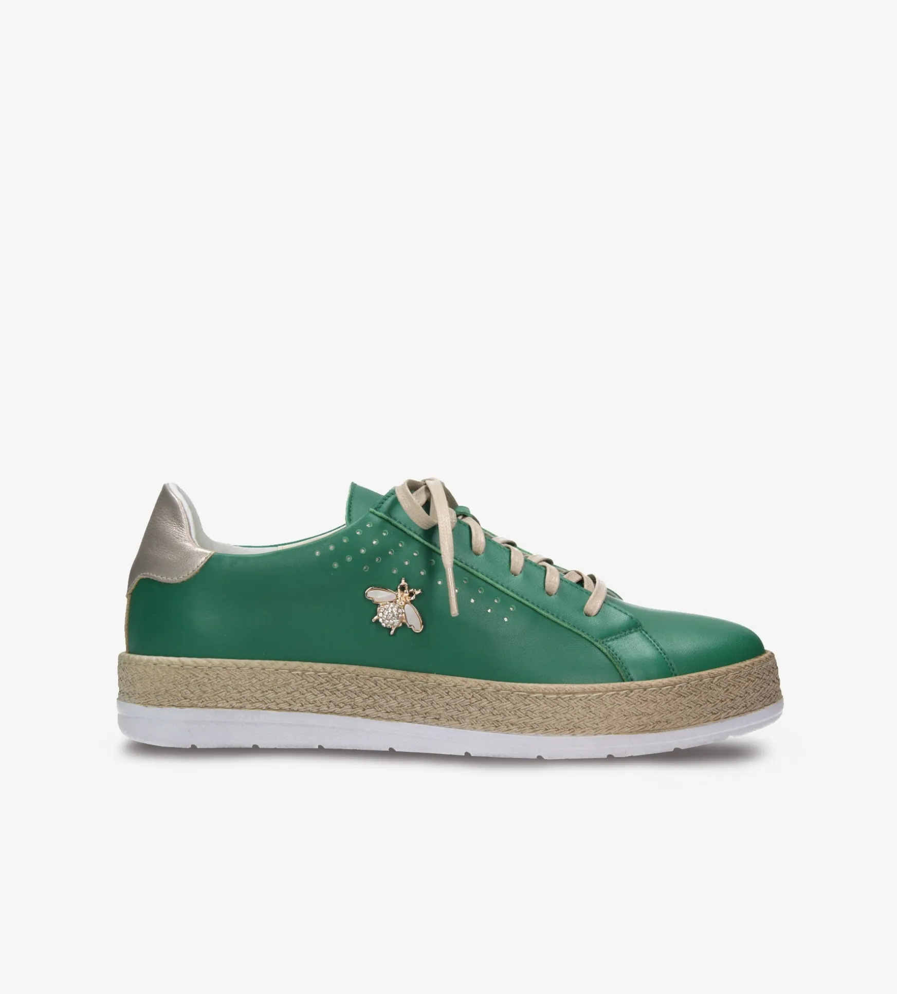 Zielone sneakersy damskie