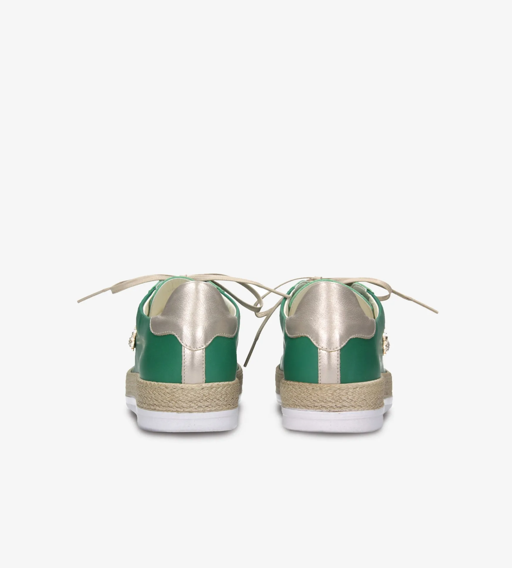Zielone sneakersy damskie