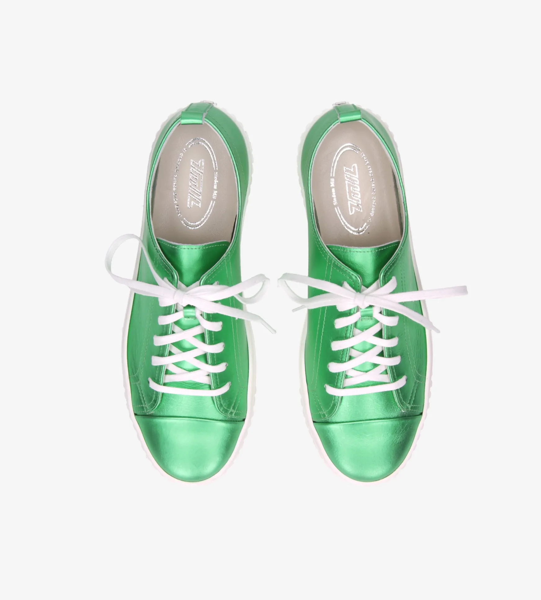 Zielone trampki damskie