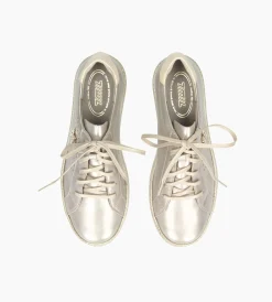 Złote sneakersy damskie